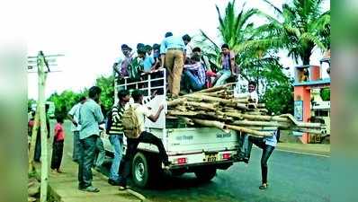 ಬಸ್‌ ಸೌಕರ್ಯವಿಲ್ಲದೆ ವಿದ್ಯಾರ್ಥಿಗಳ ಪರದಾಟ