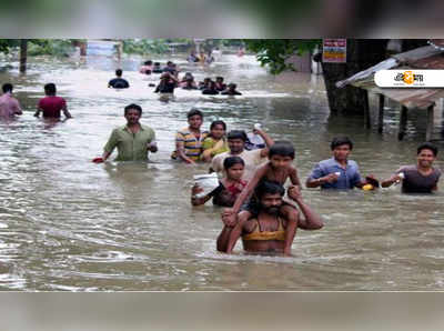 লাগাতার বৃষ্টিতে বন্যা পরিস্থিতি উত্তরবঙ্গে