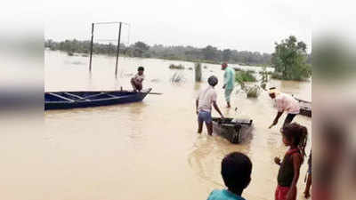 पटनाः मूसलाधार बारिश से उफनाईं पांच नदियां, सड़कें डूबीं, बढ़ा बाढ़ का खतरा