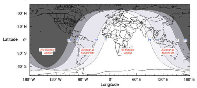 यहां दिखेगा चंद्र ग्रहण