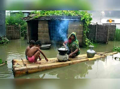 অসমের বন্যা পরিস্থিতি ভয়াবহ, উদ্ধারকাজে ঝাঁপাতে তৈরি সেনাবাহিনী