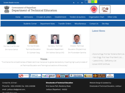 DTE Rajasthan ITI Merit List 2019 जारी, इस डायरेक्ट लिंक से देखें