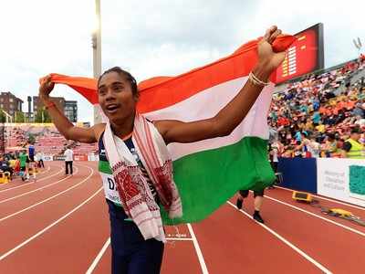 15 ದಿನಗಳಲ್ಲಿ 4 ಚಿನ್ನ ಬಾಚಿದ ಗೋಲ್ಡನ್ ಗರ್ಲ್ ಹಿಮಾ ದಾಸ್