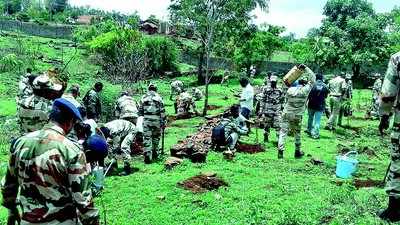 ಐಟಿಬಿಪಿ ಆವರಣದಲ್ಲಿ ಹಸಿರು ಕ್ರಾಂತಿ