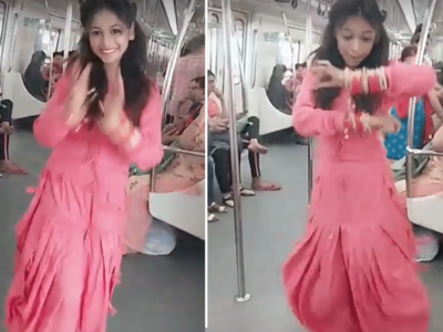 दिल्ली: डीटीसी के बाद मेट्रो में युवती के डांस का विडियो आया सामने