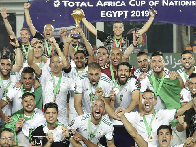 अल्जीरिया ने दूसरी बार जीता खिताब