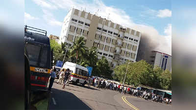 मुंबई: MTNLच्या इमारतीत भीषण आग