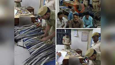 गुजरात में मस्जिद से पुलिस ने बरामद किए हथियारों का जखीरा ?