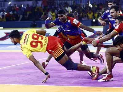 PKL 2019: ರೋಹಿತ್ ಗೂಳಿಯ ಹಾರಾಟಕ್ಕೆ ಶರಣಾದ ಯೋಧಾ