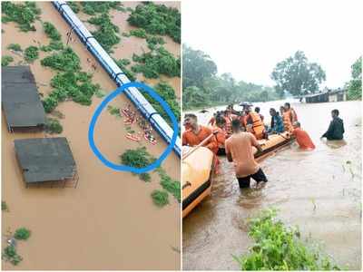 Mahalaxmi Express: ప్రయాణికులంతా సేఫ్.. వరద నుంచి ఎలా కాపాడారో చూడండి