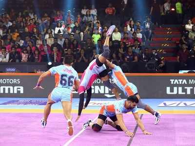 PKL 2019: ಬೆಂಗಾಲ್ ವಿರುದ್ಧ ಜೈಪುರಗೆ ರೋಚಕ ಗೆಲುವು