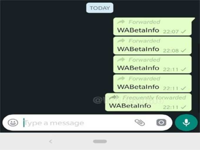 WhatsApp Frequently Forwarded