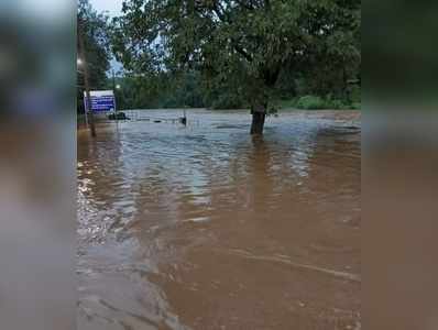 ಕುಕ್ಕೆ ಸುಬ್ರಹ್ಮಣ್ಯ: ಸ್ನಾನಘಟ್ಟ ಮುಳುಗಡೆ