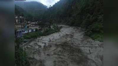 उत्तराखंड: गैरसैंण क्षेत्र के गांव मे बादल फटने से तबाही