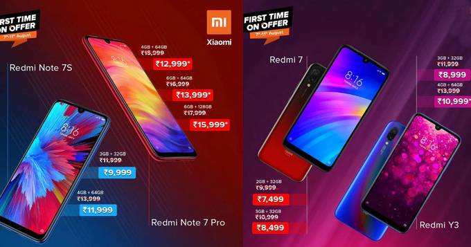 Xiaomi Sale 2019 Samrtphone Deals and Offers