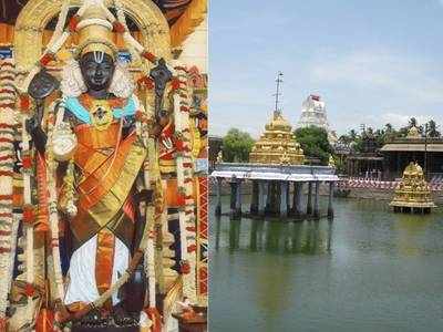 அத்தி வரதர் சிலை மீண்டும் குளத்தில் வைப்பதற்கு இன்று ஆய்வு