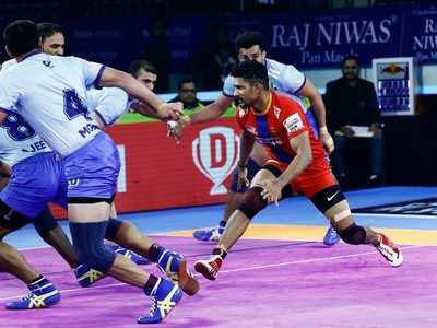 PKL 2019: ಯೋಧಾ-ತಲೈವಾಸ್ ನಡುವಣ ಪಂದ್ಯ ರೋಚಕ ಟೈ