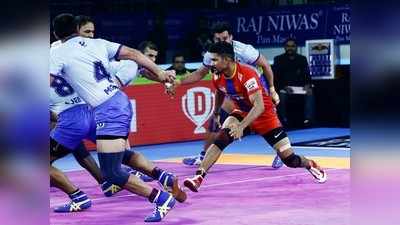 PKL 2019: ಯೋಧಾ-ತಲೈವಾಸ್ ನಡುವಣ ಪಂದ್ಯ ರೋಚಕ ಟೈ