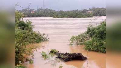 ತೀರ್ಥಹಳ್ಳಿಯಲ್ಲಿ 88 ಅಡಿ ತಲುಪಿದ ತುಂಗಾನದಿ