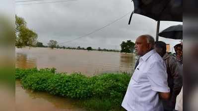 ನೆರೆ ಪೀಡಿತ ಪ್ರದೇಶಗಳಿಗೆ ಸಿಎಂ ಭೇಟಿ, ಅಪಾಯ ಮಟ್ಟ ಮೀರಿ ಹರಿಯುತ್ತಿರುವ ಭೀಮೆ