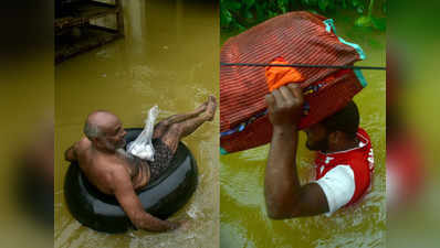 बाढ़: महाराष्ट्र, केरल, कर्नाटक और तमिलनाडु का बुरा हाल, अब तक 61 की मौत