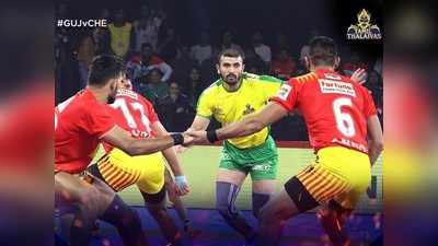 PKL 2019: ಗುಜರಾತ್ ವಿರುದ್ಧ ತಲೈವಾಸ್‌ಗೆ ಅರ್ಹ ಗೆಲುವು