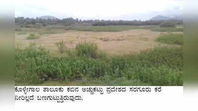 ಅಲ್ಲಿ ಪ್ರವಾಹ; ಇಲ್ಲಿ ಕೆರೆಗಳು ಭಣಭಣ