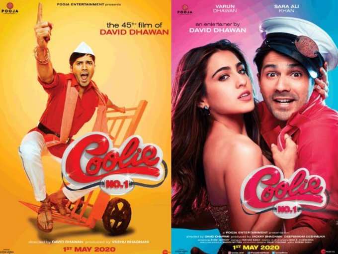 ‘Coolie No. 1’ first look: Sara Ali Khan and Varun Dhawan look promising