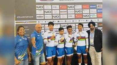भारत ने जूनियर ट्रैक साइक्लिंग वर्ल्ड चैंपियनशिप में स्वर्ण जीत रचा इतिहास