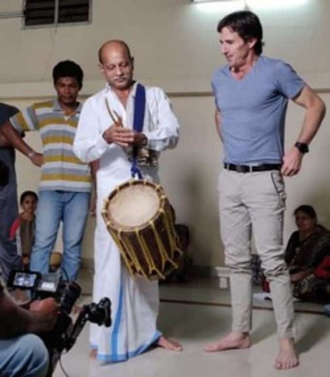 Brad Hogg at Yakshagana Class