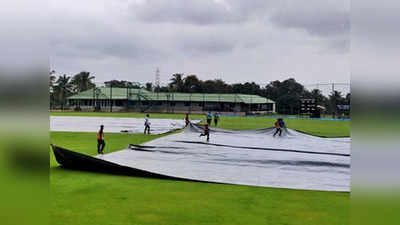 दलीप ट्रोफी मैच के तीसरे दिन का खेल भी बारिश में धुला