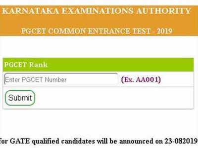 Karnataka PGCET 2019 का रिजल्ट घोषित, ऐसे करें चेक