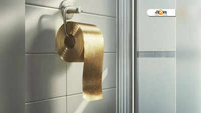 Toilet Paper Day: বিশ্বের মহার্ঘতম টয়লেট পেপারে জড়ানো ২২ ক্যারাট সোনা! দাম?