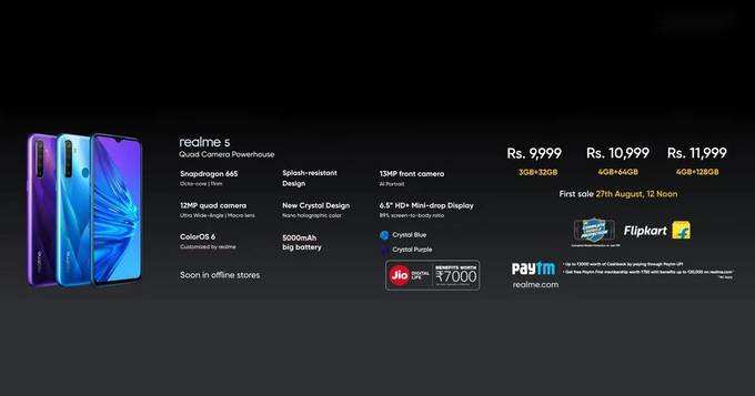 Realme 5 Specs