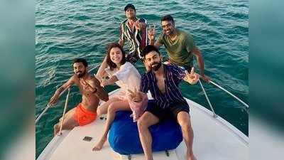KL Rahul Holiday Yacht: சாதனை வெற்றியை ‘டீம்’ உடன் ஜாலியாக கொண்டாடிய கேப்டன் ‘கிங்’ கோலி!