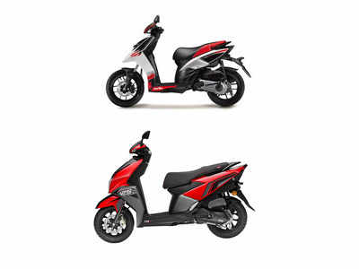 TVS NTorq vs Aprilia SR 125, ഒരു ന്യൂ ജൻ സ്കൂട്ടർ യുദ്ധം !