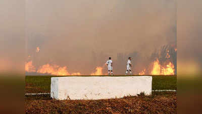 अमेजन के जंगलों की आग ने रोका फुटबॉल मैच, धुएं से भरा मैदान, सांस लेने में भी हो रही थी दिक्कत