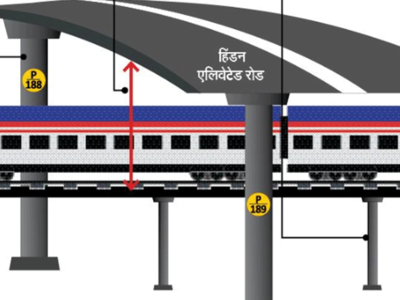 एलिवेटेड रोड के 6.5 मीटर नीचे से गुजरेगी हाईस्पीड ट्रेन, ये होंगे स्टेशन