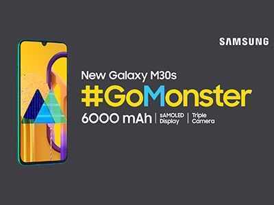 Samsung #GoMonster: Samsung நிறுவனம், தனது புதிய Galaxy M30s ஸ்மார்ட்போனின் 6000mAh பேட்டரியை சோதிக்க பிரபலங்களுக்கு ஒரு திறந்த சவாலை விடுக்கிறது.