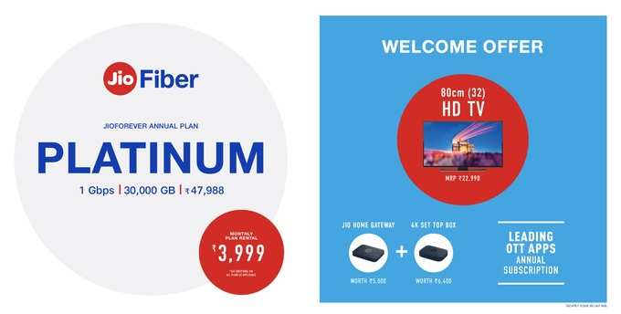 Jio Fiber Platinum