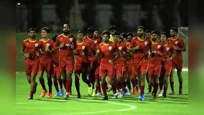 2022 FIFA World Cup Qualifiers: കരുത്തരായ ഖത്തറിനെ നേരിടാന്‍ ഇന്ത്യ ദോഹയിലെത്തി