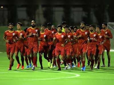 2022 FIFA World Cup Qualifiers: കരുത്തരായ ഖത്തറിനെ നേരിടാന്‍ ഇന്ത്യ ദോഹയിലെത്തി