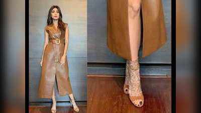 1 लाख रुपये की है Shilpa Shetty की यह blingy सैंडल