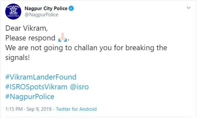 tweet nagpur police