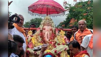 ಶಿವಮೊಗ್ಗದಲ್ಲಿ ಹಿಂದೂ ಮಹಾಸಭಾ ಗಣೇಶ ವಿಸರ್ಜನಾ ಮೆರವಣಿಗೆ: ಪೊಲೀಸ್ ಕಟ್ಟೆಚರ