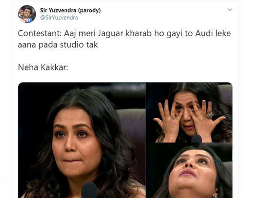 neha kakkar crying meme, नेहा कक्कड़ पर बने मीम देख आ जाएंगे चक्कर! - neha  kakkar funny crying memes on twitter and social media - Navbharat Times