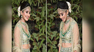 दुल्हन बन बेहद खूबसूरत लग रही हैं ऐक्ट्रेस Shivangi Joshi
