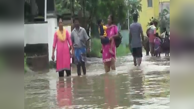 அடேங்கப்பா, திருவள்ளூரில் இவ்வளவு மழையா? எவ்வளவு தண்ணீர் நிக்குது...!