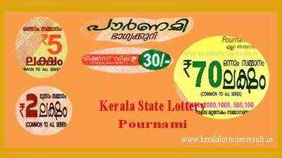 RN 410 Lottery result: പൗര്‍ണമി ലോട്ടറി ഫലം പ്രഖ്യാപിച്ചു; ഒന്നാം സമ്മാനം 70 ലക്ഷം