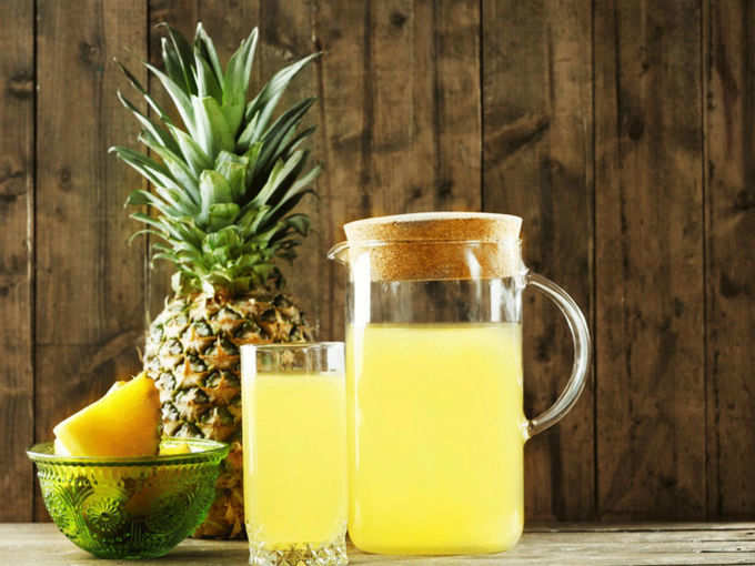 Pineapple juice- times of india